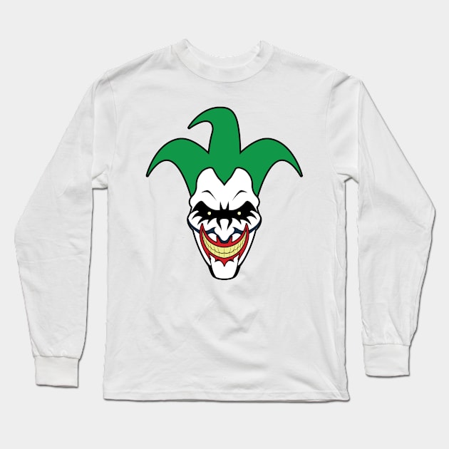 Clown 1 Long Sleeve T-Shirt by Rubtox